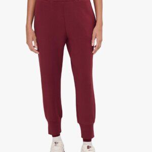 Varley The Slim Cuff Pant 25" New Maroon NWT
